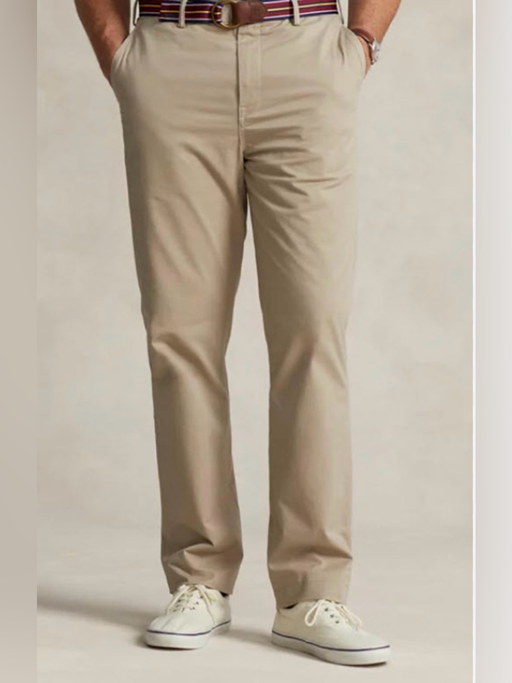 Polo Ralph Lauren men’s size 36 flat front‎ stretch straight fit Chino pants